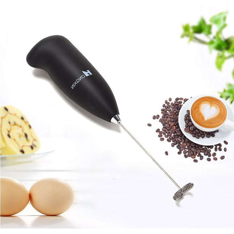 Electric Milk Frother Automatic Handheld Foam Coffee Maker Egg Beater –  Rickied Store